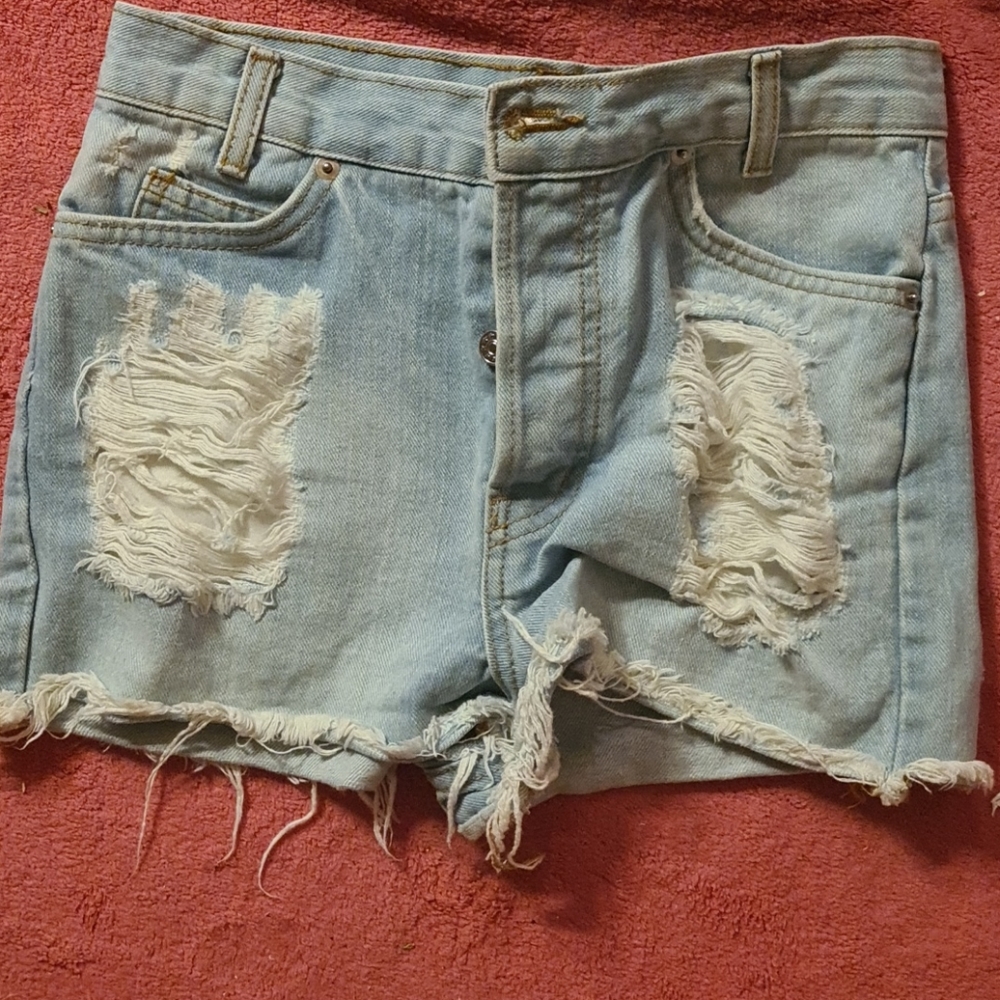 Brandy Melville high waisted distressed sz 28